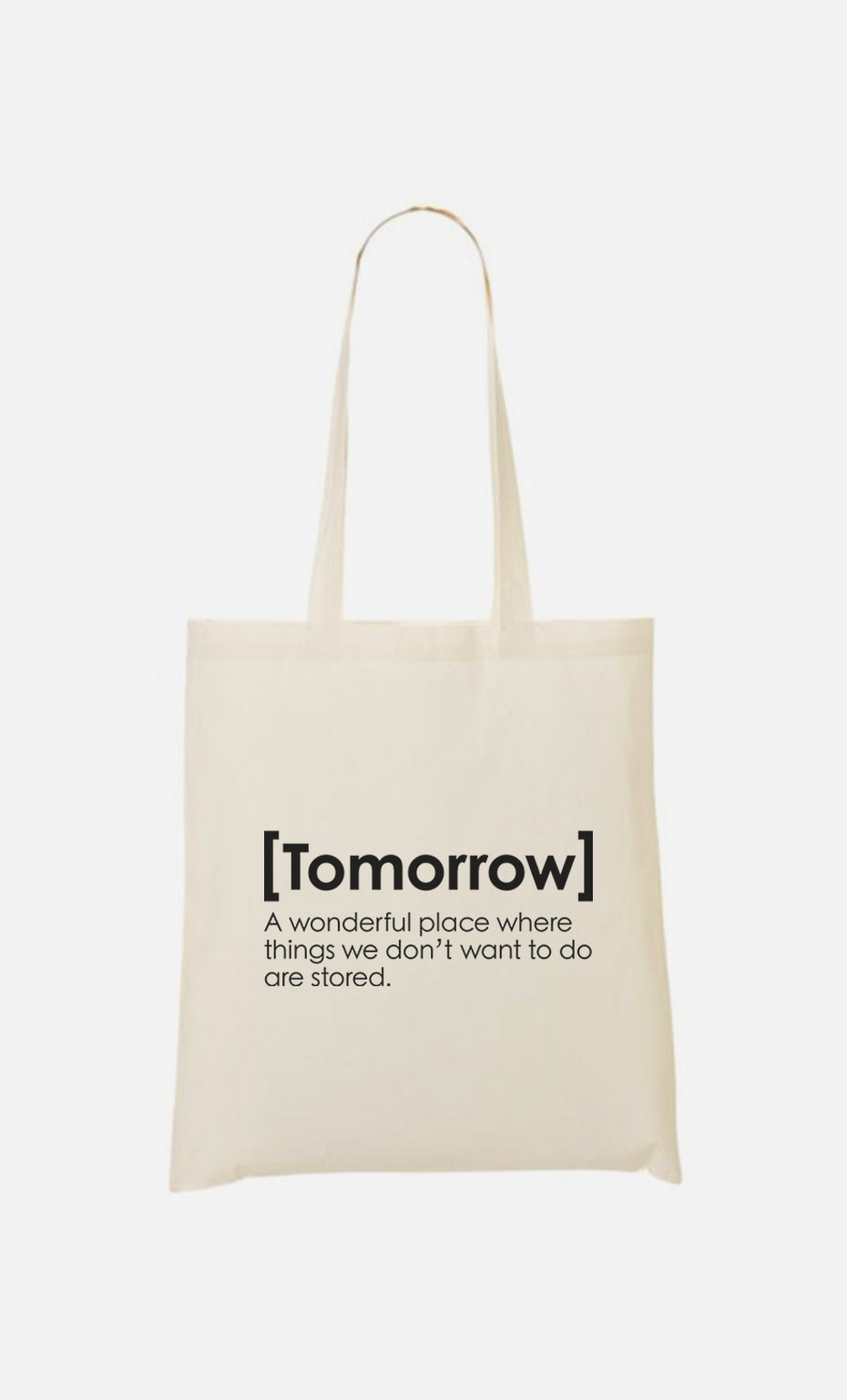 Tote Bag Tomorrow Definition