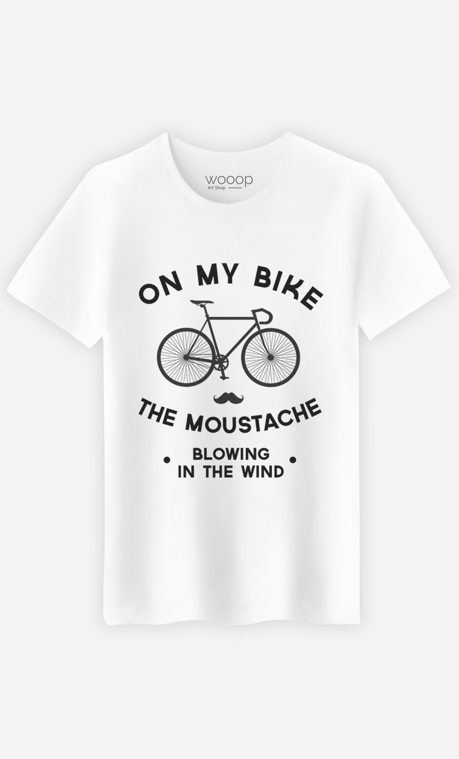 T-Shirt The Moustache Blowing