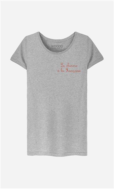 T-Shirt Le Charme A La Française - embroidered