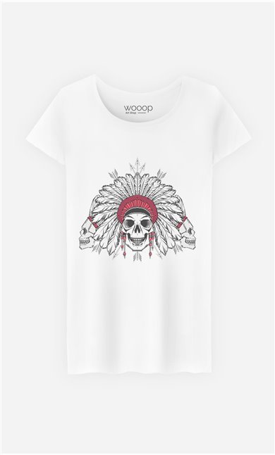 T-Shirt Native Skull