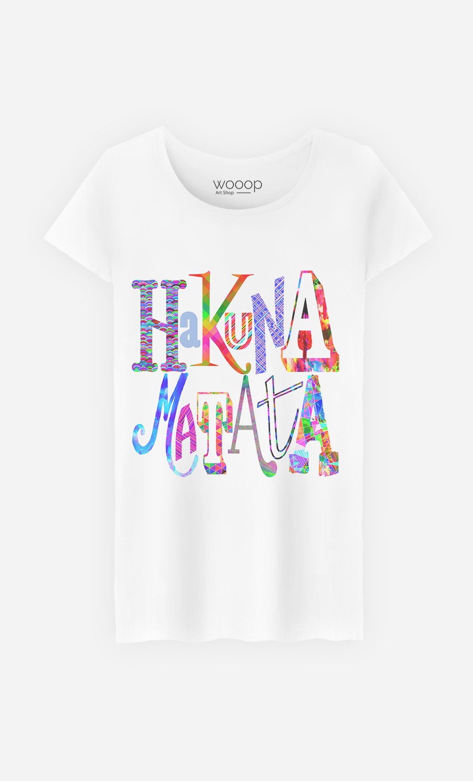 archivo Heredero Porque T-Shirt Hakuna Matata Color - Art Shop - Wooop.com