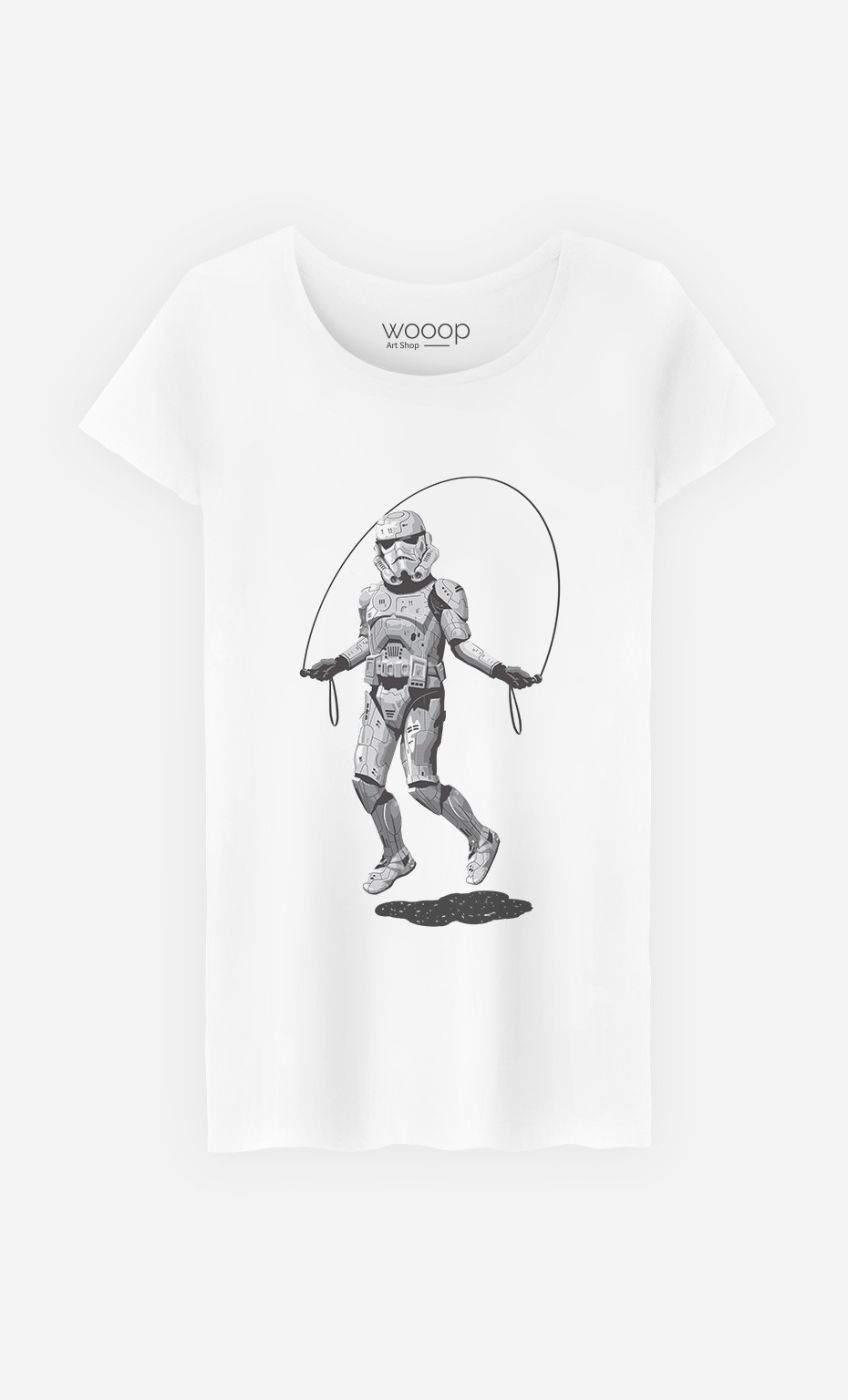 T-Shirt Stormtrooper Skipping