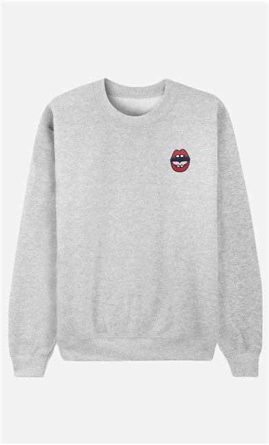 Sweatshirt Kiss - embroidered