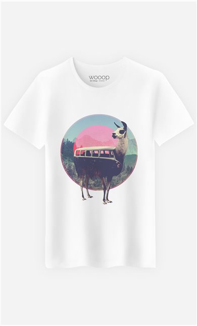 T-Shirt Llama Kombi
