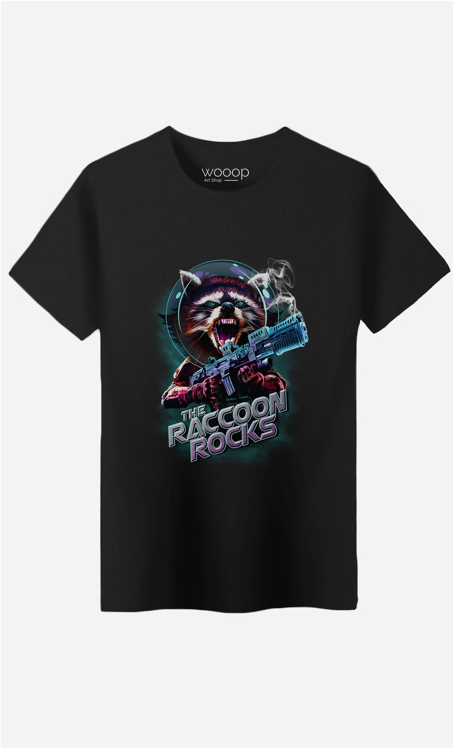 T-Shirt Racoon Rocks