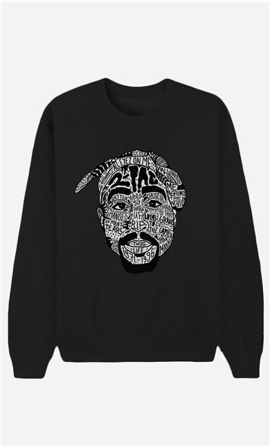 Black Sweatshirt Tupac Shakur