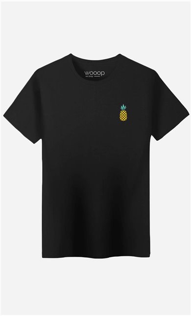 T-Shirt Pineapple - embroidered