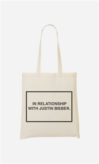 Tote Bag With Justin Bieber