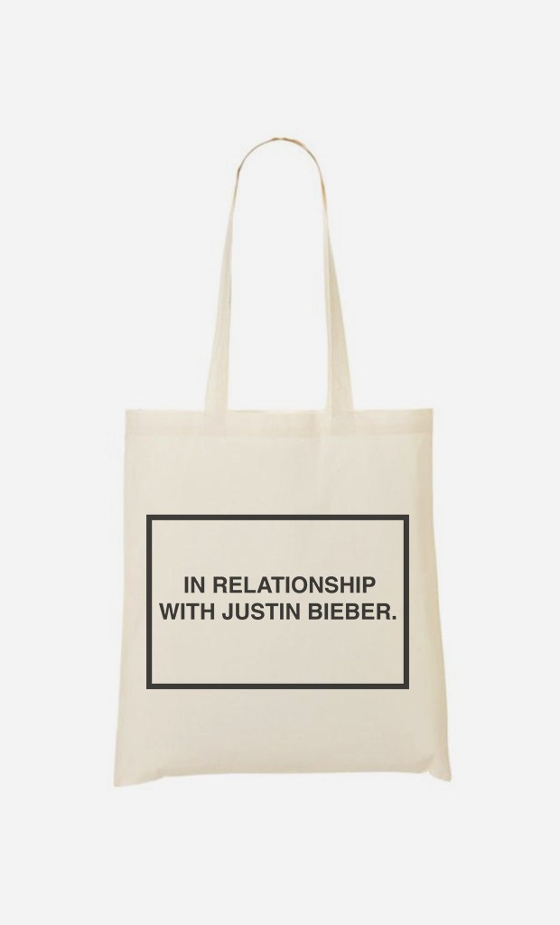 Tote Bag With Justin Bieber
