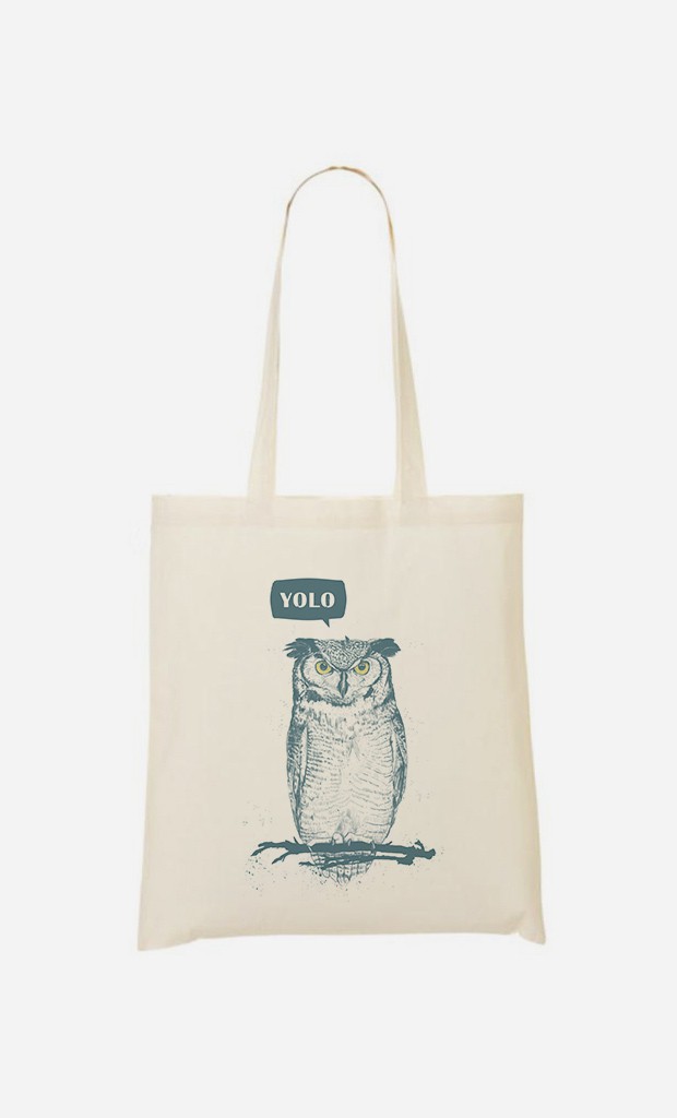 Tote Bag Yolo Owl
