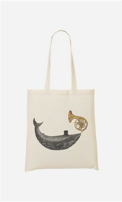 Tote Bag Whale Song
