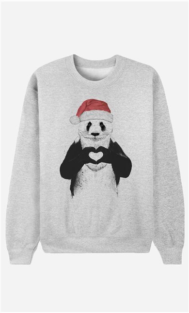 Sweatshirt Santa Panda