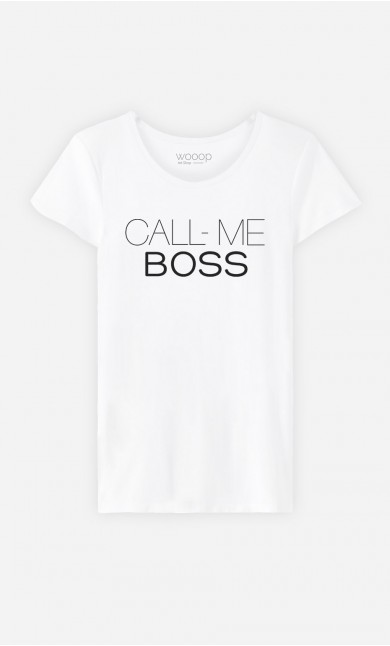 T-Shirt Call Me Boss