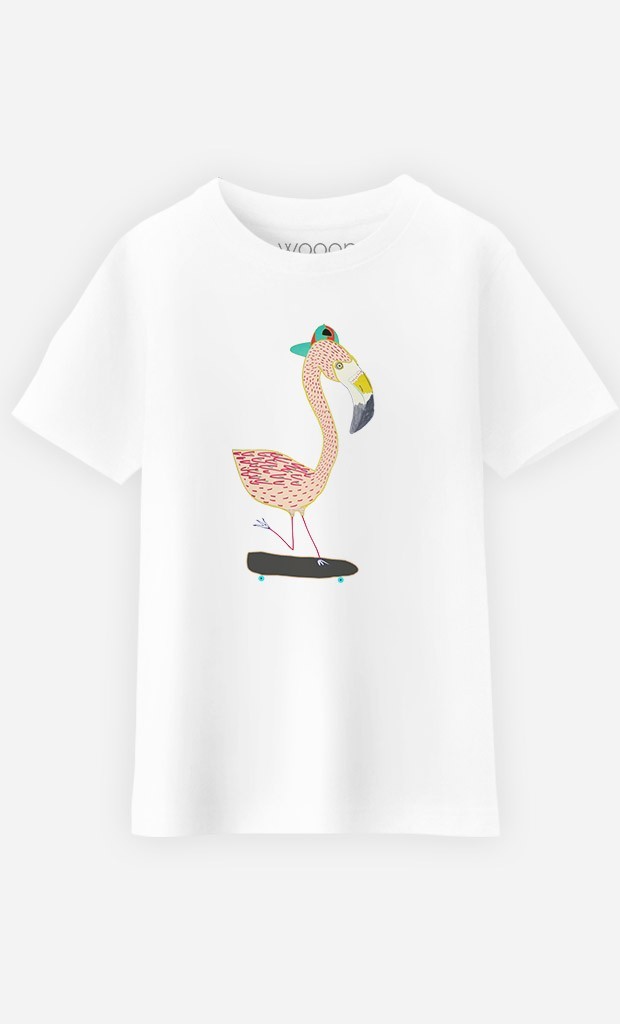 T-Shirt Flamingo Skater