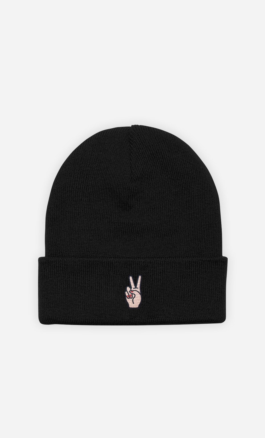 Beanie Peace - Embroidered