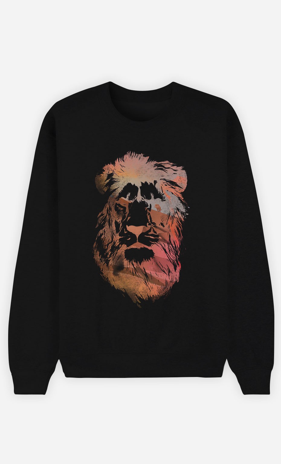 Black Sweatshirt Desert Lion