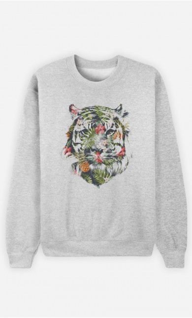 Sweatshirt Tropical Tiger