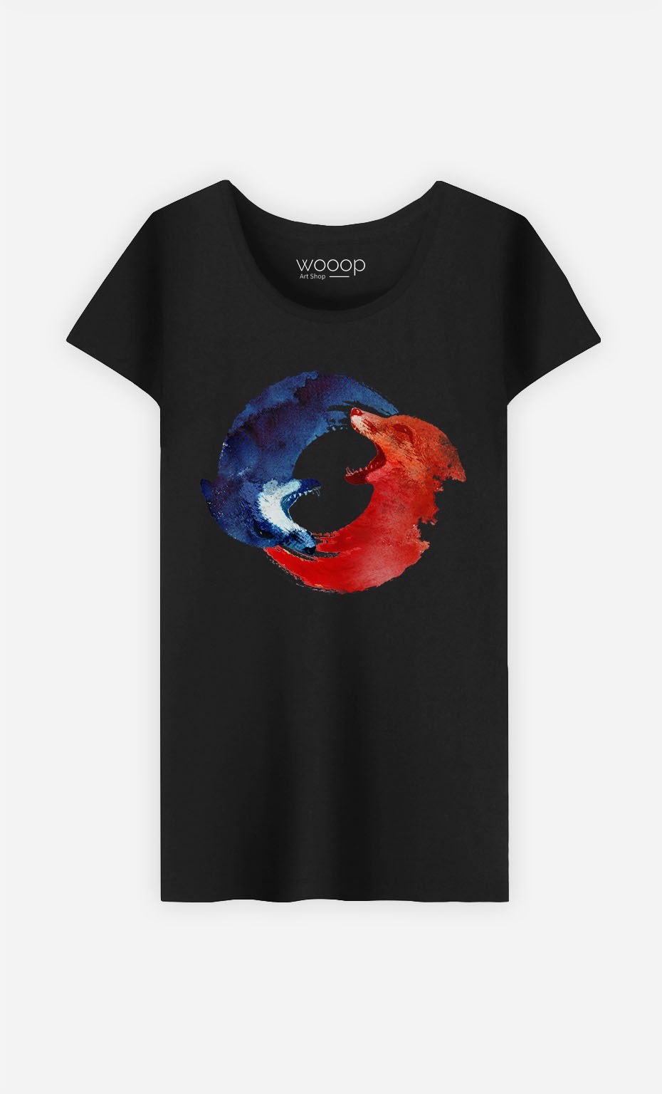 T-Shirt Ying & Yang Foxes
