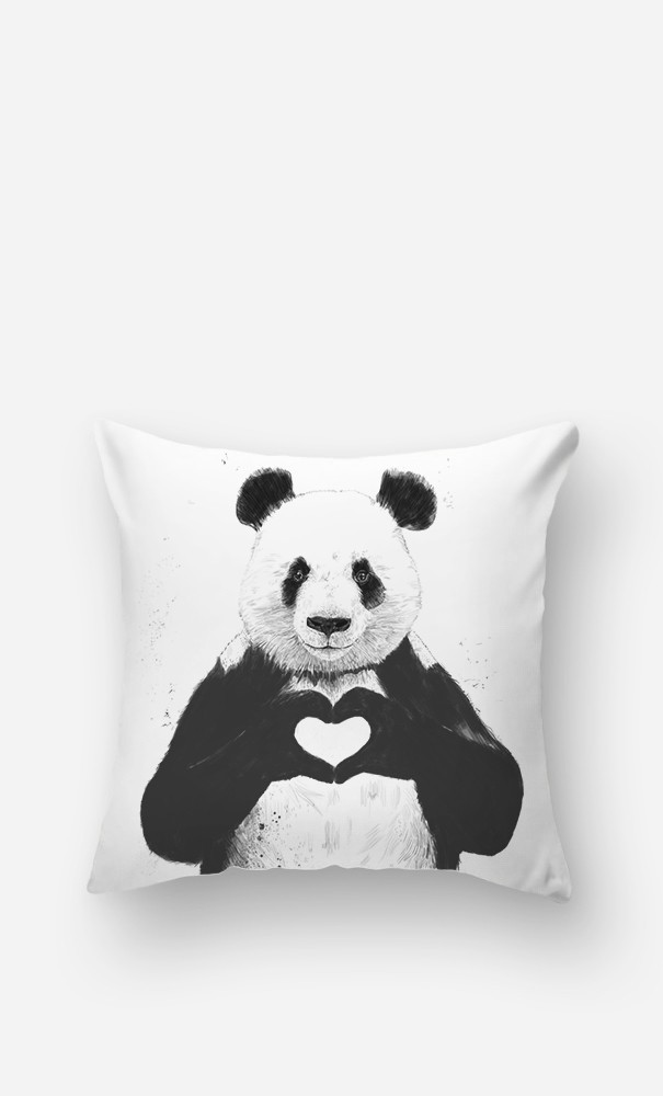 Cushion Love Panda