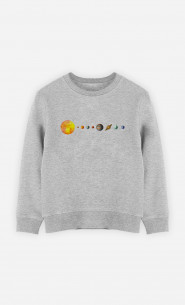 Kid Sweatshirt Solar System