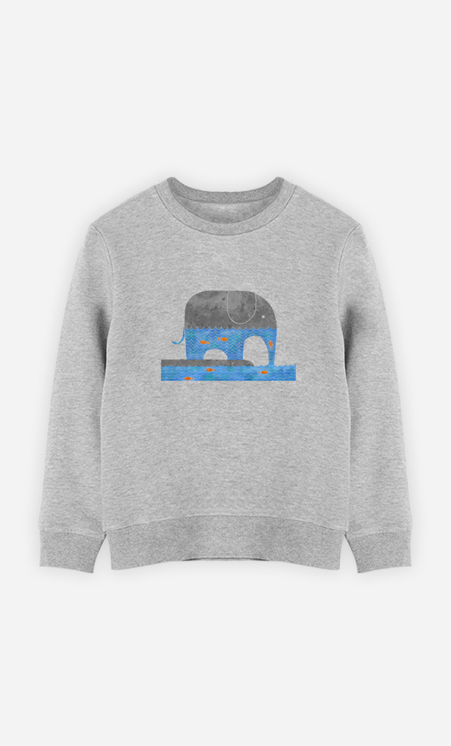 Kid Sweatshirt Thirsty Elephant