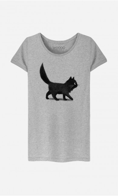 Woman T-Shirt Creeping Cat