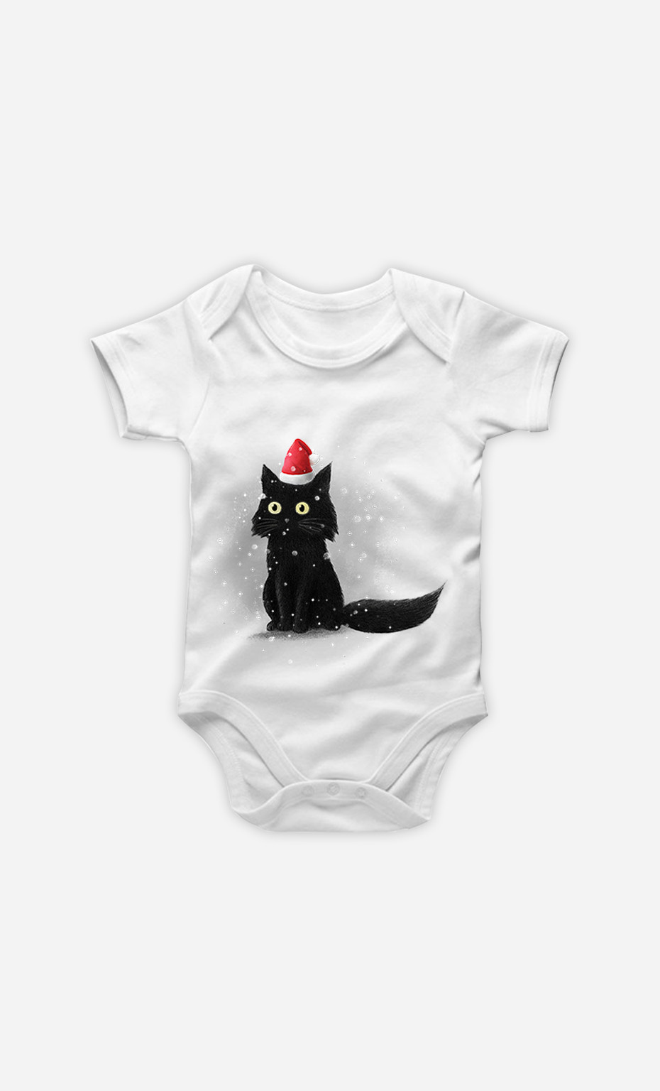 Baby Bodysuit Christmas Cat