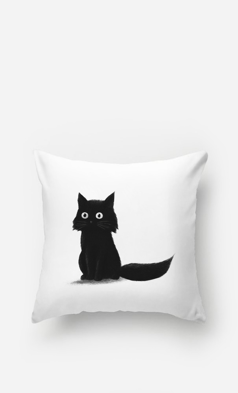 Pillow Sitting Cat