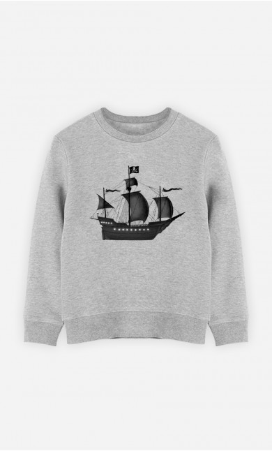Kid Sweatshirt Pirate Ship