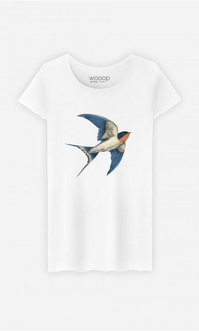 Woman T-Shirt Barn Swallow