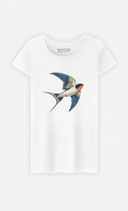 Woman T-Shirt Barn Swallow