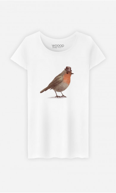 Woman T-Shirt Dapper Robin
