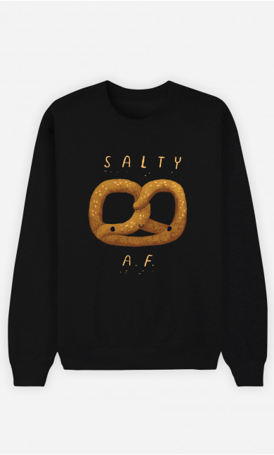 Woman Sweatshirt Salty Af