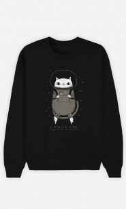 Man Sweatshirt Space Cat