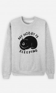 Man Sweatshirt My Hobby Is Sleeping