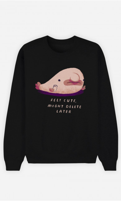 Man Sweatshirt Blobfish
