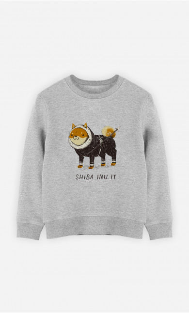 Kid Sweatshirt Shiba Inuit