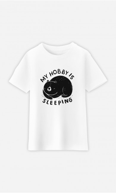 Kid T-Shirt My Hobby Is Sleeping