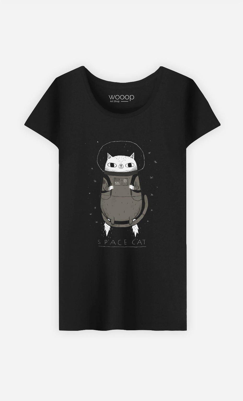 Woman T-Shirt Space Cat