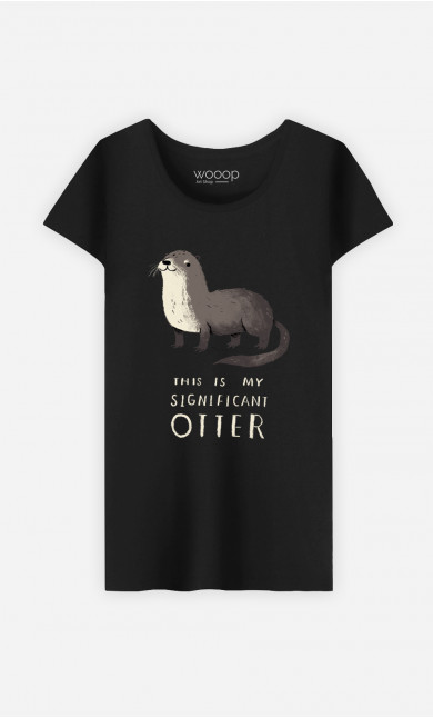 Woman T-Shirt Significant Otter