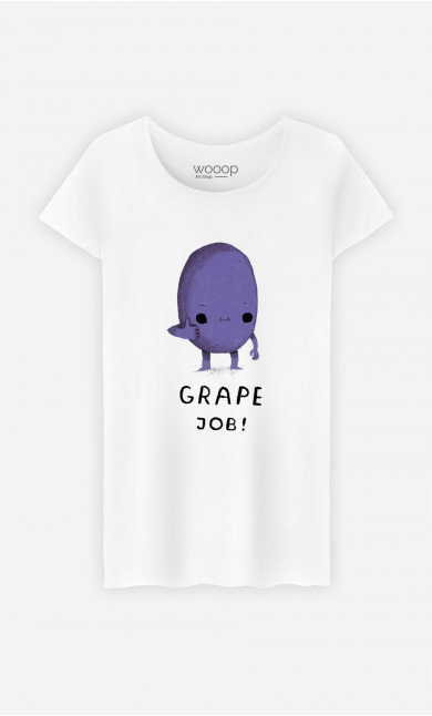 Woman T-Shirt Grape Job
