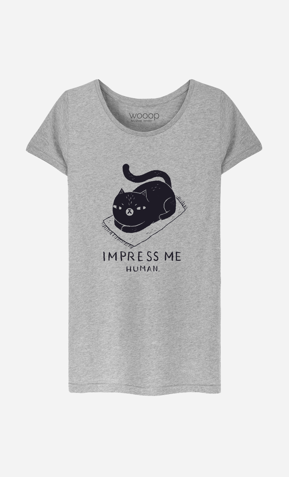 Woman T-Shirt Impress Me Human