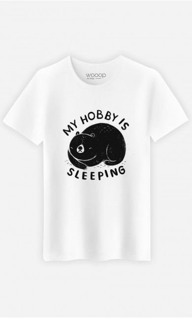 Man T-Shirt My Hobby Is Sleeping