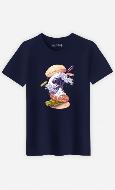 Man T-Shirt Kanagawa Burger