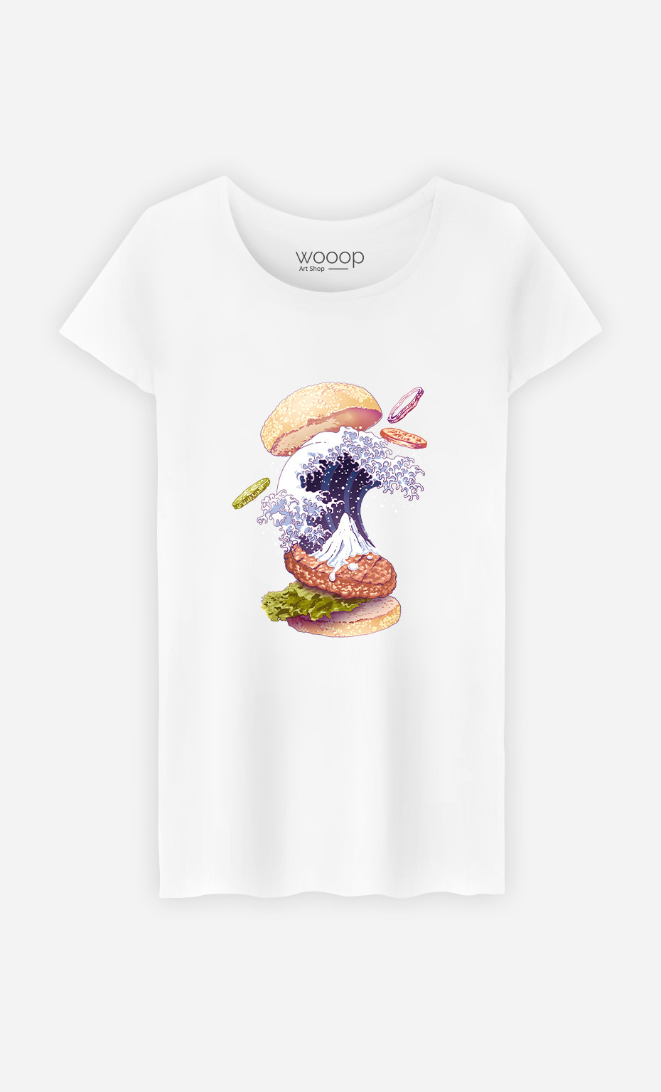 Woman T-Shirt Kanagawa Burger