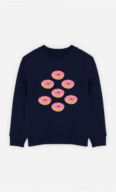 Kid Sweatshirt Donuts 