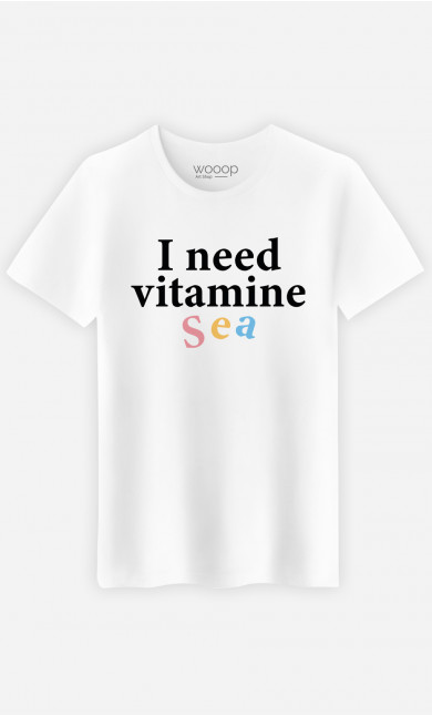 Man T-Shirt I Need Vitamine Sea