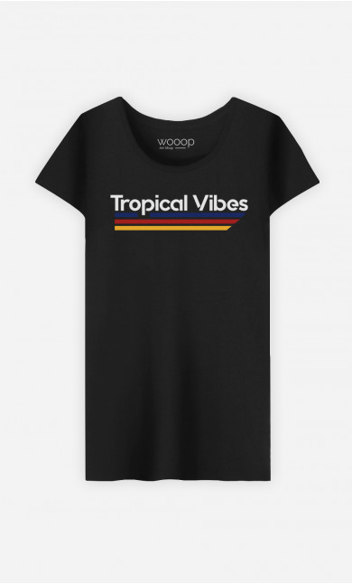 Woman T-Shirt Tropical Vibes