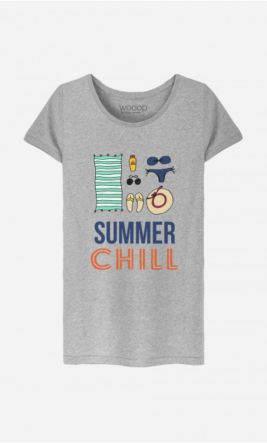 Woman T-Shirt Summer Chill