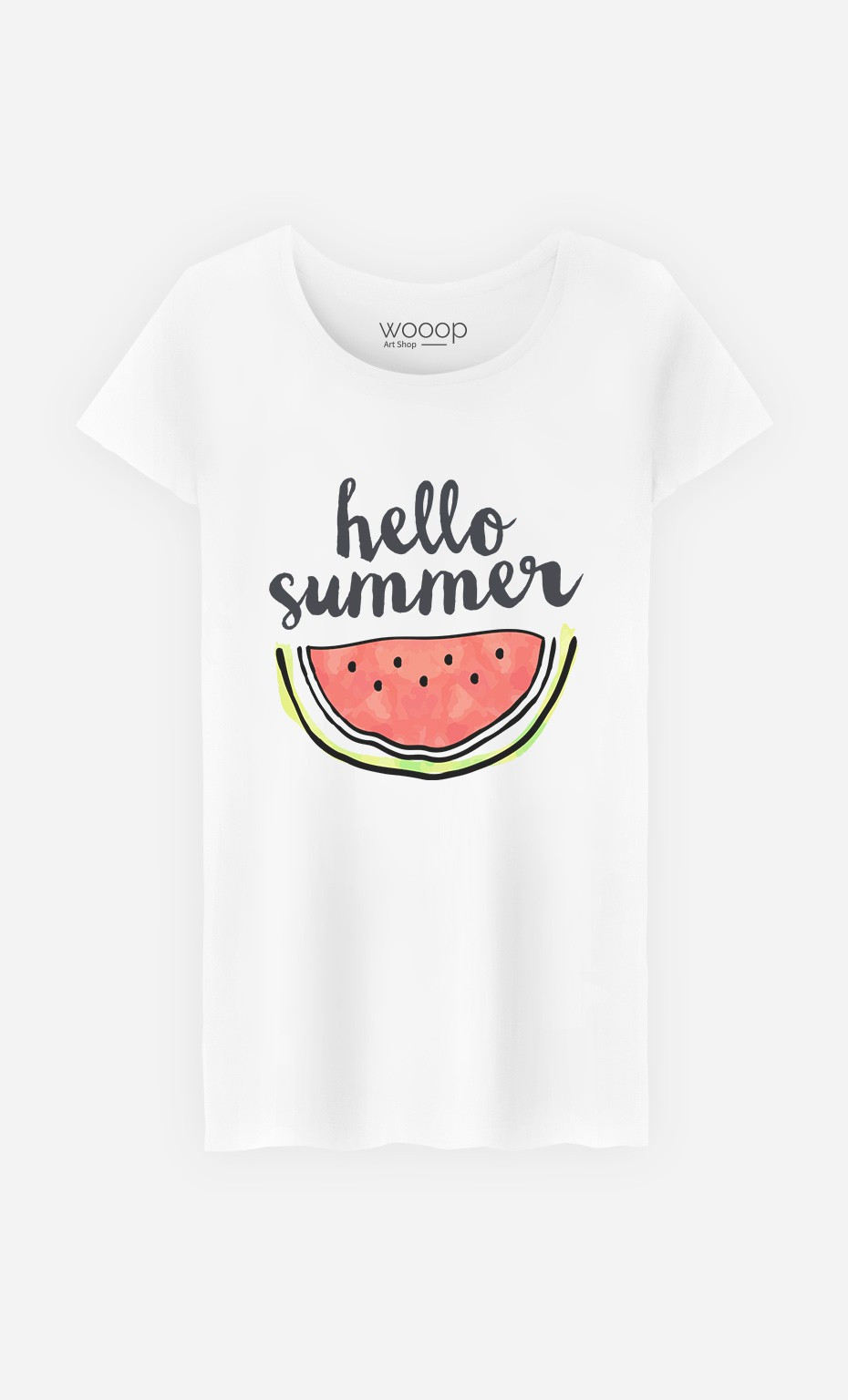 Woman T-Shirt Hello Summer